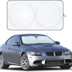 Car Windshield Sunshade |  Upgraded Overlapping  Reflective Windshield Cover Sun Shade